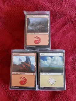 Lot Of 3 Unopened Land Packs, 2 KLD, 1 DOM Magic The Gathering - Image 1