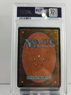 1994 Magic The Gathering Volcanic Island Revised PSA 8 - Image 2