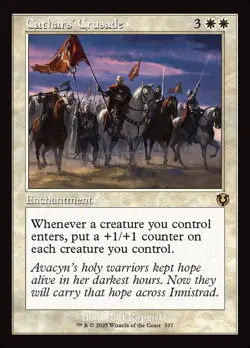 Cathars' Crusade Foil - Innistrad Remastered MTG-NM - Image 1