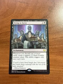 Dying to Serve Innistrad: Crimson Vow Regular - Image 1