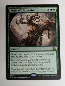 MTG - Rishkar's Expertise - AER - R - 123 - Image 1