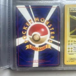Pokemon TCG Zapdos No.145 Ana Nippon Airlines Promo 1999 Japanese - Image 2