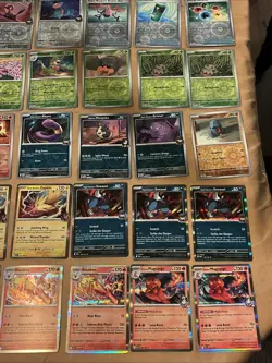 Pokemon Destined Rivals bulk lot Commons, Reverse Holos, Holos - Image 2
