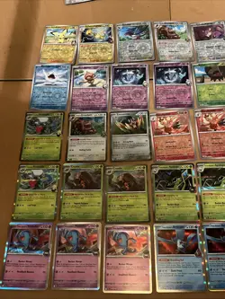 Pokemon Destined Rivals bulk lot Commons, Reverse Holos, Holos - Image 4
