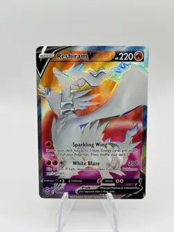 Reshiram V (Full Art) 172/195 : Sword & Shield - Silver Tempest Pokemon Tcg - Image 1