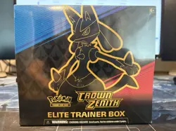 Crown Zenith Elite Trainer Box Factory Sealed ETB | Pokemon TCG - Image 1
