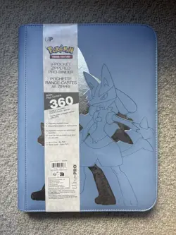 Pokemon Lucario 9 Pocket Ultra Pro Binder Elite Series NEW UNUSED - Image 1