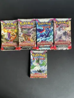 Pokemon Paldea Evolved Sealed Booster Packs (X10) - Full Art Set Included - Image 3
