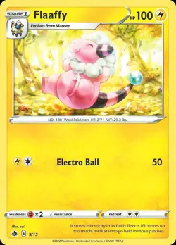 Pokemon Flaaffy (9/15) McDonald's Collection 2022 LP - Image 1