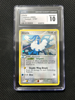 Altaria Pokemon 2005 EX Deoxys 1/107 Holo GEM MINT CGC 10 - Image 1