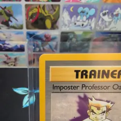 Imposter Professor Oak 73 /102 Rare Base Set Unlimited NM / LP - Image 2