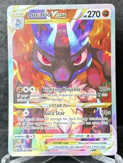 2023 Pokemon Sword and Shield Black Star Promos #SWSH291 Lucario VSTAR - Image 1