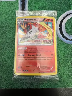 Pokemon SEALED Volcarona BW40 Dark Explorers Prerelease STAFF Promo Pack!! - Image 1