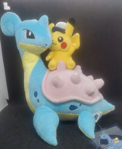 Pokemon 2023 World Championships Yokohama Japan Exclusive Lapras Pikachu Plush - Image 1