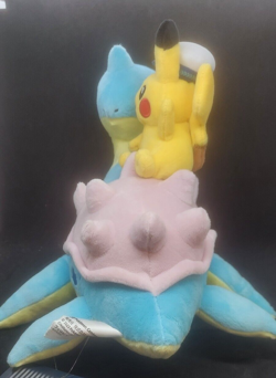 Pokemon 2023 World Championships Yokohama Japan Exclusive Lapras Pikachu Plush - Image 4