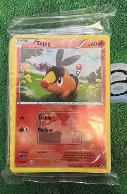 Pokemon Tepig 15/114 June 2011 League Promo Pack SEALED!! - Image 1