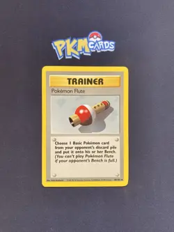 Pokemon TCG Pokemon Flute Base Set 86/102 Regular LP. - Image 1
