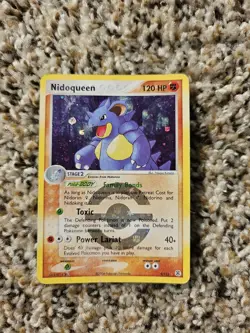 Pokemon TCG Nidoqueen EX FireRed & LeafGreen 9/112 Reverse Holo Holo Rare - Image 1