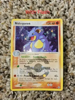 Pokemon TCG Nidoqueen EX FireRed & LeafGreen 9/112 Reverse Holo Holo Rare - Image 3