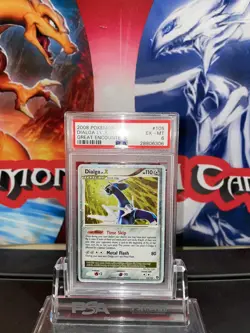 2008 Pokemon D & P Dialga LV. X Holo Great Encounters 105/106 PSA 6 - Image 1