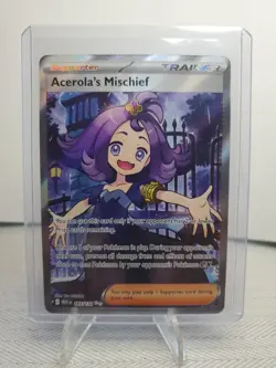 Pokemon TCG Mega Evolution Acerola’s Mischief 165/132 Ultra Rare - Image 1