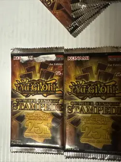 Yu-Gi-Oh Cards - Quarter Century Stampede - MASSIVE 23 BOOSTER PACKS LOT - New - Image 2