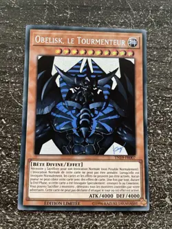 CARTE YU-GI-OH! OBELISK, LE TOURMENTEUR TN19-FR007 NEUF/MINT - Image 1