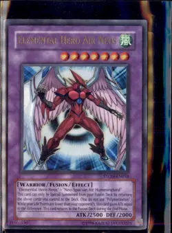 Yu-Gi-Oh Elemental Hero Air Neos Strike of Neos STON-EN034 Ultra Rare Holo - Image 1