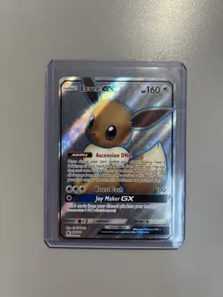 Pokemon Card - Eevee GX SM242 Sun & Moon Black Star Promo Full Art SM Holo - Image 1