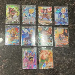 Prerelease Foil Lot of 10 Dragon Ball Super Card Game | LP/NM - Image 1