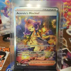 Acerola's Mischief 183/132 Secret Rare Pokemon Card Mint Condition - Image 2
