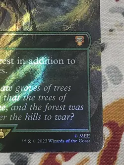 1x MTG Fangorn Forest - Yavimaya, Cradle of Growth (Surge Foil) - (LTC) #407 - Image 4