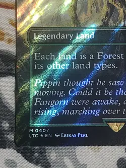 1x MTG Fangorn Forest - Yavimaya, Cradle of Growth (Surge Foil) - (LTC) #407 - Image 5