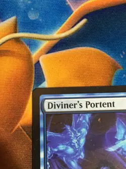 C5317 MAGIC MTG COMMANDER FORGOTTEN REALMS DIVINER'S PORTENT #015 MP RARE - Image 3