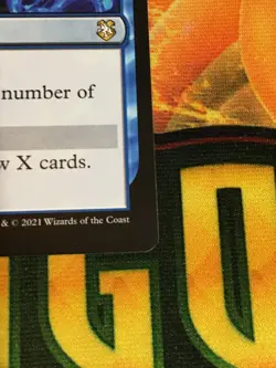 C5317 MAGIC MTG COMMANDER FORGOTTEN REALMS DIVINER'S PORTENT #015 MP RARE - Image 5