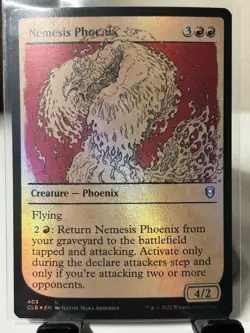 Nemesis Phoenix (Showcase) Commander Legends: Battle for Baldur's Gate Foil 403 - Image 1