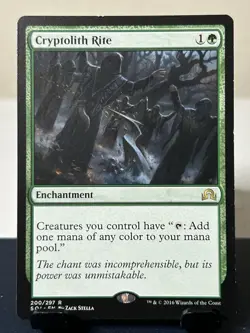 MTG: Cryptolith Rite : Shadows over Innistrad Regular Green Enchantment Rare - Image 1
