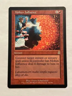 MTG - Molten Influence - Odyssey - Rare - NM - Magic the Gathering - Image 1