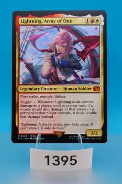 MTG Lightning, Army of One Final Fantasy Regular #233 - Image 1