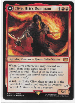 Clive, Ifrit's Dominant MTG: Final Fantasy Regular #133 - Image 1