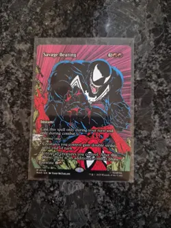 Savage Beating (Borderless) Marvel Universe Eternal-Legal Non-foil #0026 - Image 1