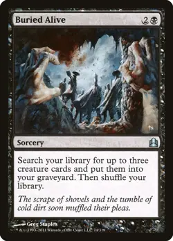 1x - Buried Alive - #74 - Commander - CUC NM MTG - Image 1