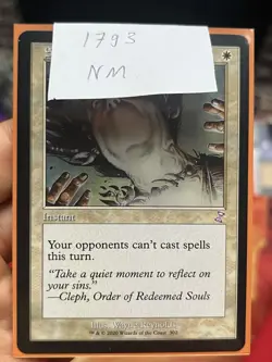 Silence • Pack Fresh • Time Spiral Remastered • Mtg (1793) - Image 3