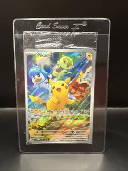 Pokemon TCG Pikachu SVP 027 Paldea Evolved Black Star Promo New Sealed - Image 1