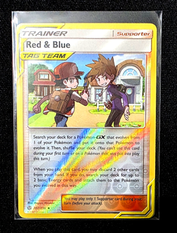 Red & Blue Tag Team 2019 Cosmic Eclipse Reverse Holo Pokemon Card 202/236 - Image 1