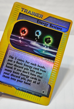 Energy Restore 141/165 Reverse Holo Uncommon Expedition Pokemon 7565 - Image 4