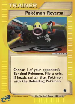 POKEMON REVERSAL 146/165 EXPEDITION BASE SET REVERSE HOLO POKEMON TCG 2002 LP - Image 1