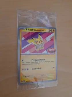 New Pokemon Pikachu Berkemeja Batik 190/SV-P Indonesia Journey Sealed Promo - Image 1