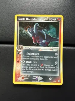 DARK HOUNDOOM 2004 POKEMON EX TEAM ROCKET RETURNS RARE HOLO 5/109 Q1048 - Image 1
