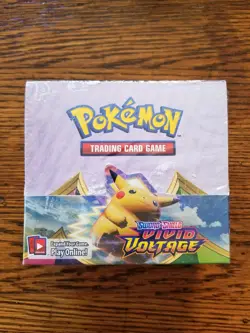Pokemon S&S Vivid Voltage Booster Box 36 Packs - Factory Sealed 820650817496 - Image 1